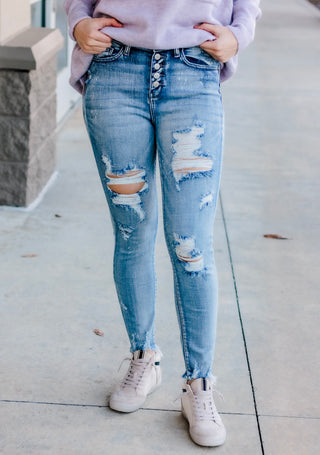 Needed This Buttonfly Judy Blue Skinny Jeans