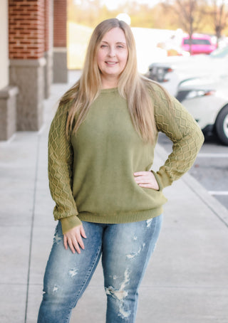 It's a Forever Feeling Olive Sweater