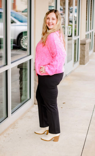 Such a Sweetheart Pink Sweater
