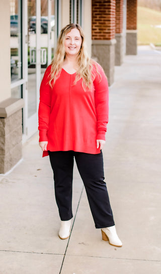 Christmas Is Coming Red Sweater