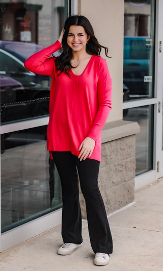 Hot Pink is Calling Sweater