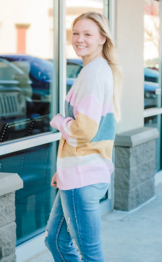 I Want Candy Striped Sweater