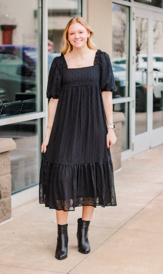 Need to Dress Up Black Maxi Dress