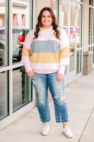 I Want Candy Striped Sweater