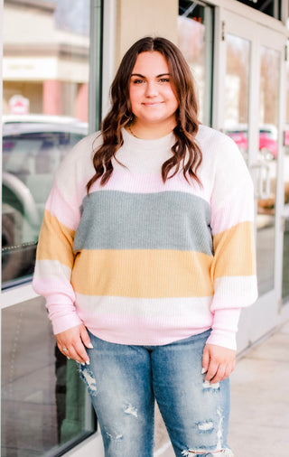 I Want Candy Striped Sweater