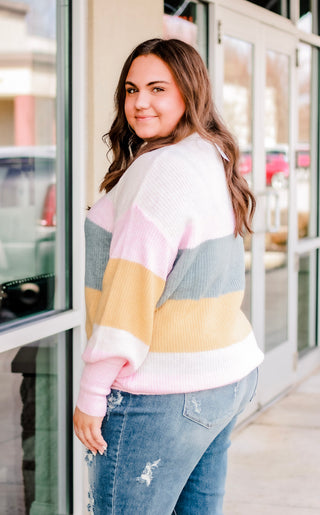 I Want Candy Striped Sweater