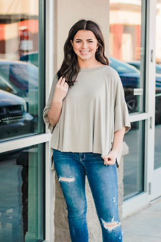 This is My Favorite Basic Top in Eggshell