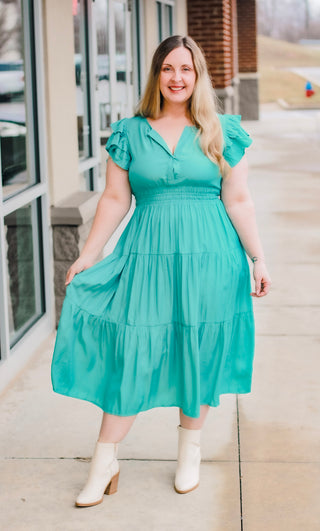 She's Jaded Midi Dress