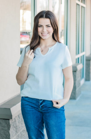 Through the Seasons Basic White Top