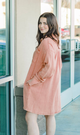 Gotta Pick a Favorite Coral Dress