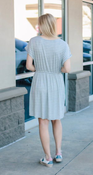 Different Occasions Striped Dress