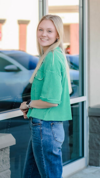 It's Worth It Emerald Thermal Top