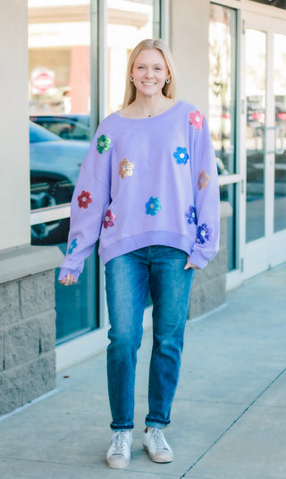 Pretty in Purple Pullover