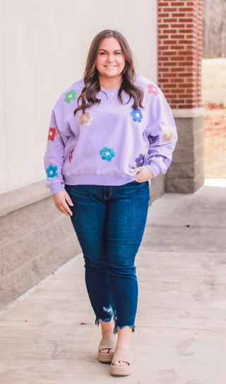 Pretty in Purple Pullover