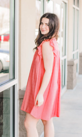 Forever Kind of Thing Dress in Peach