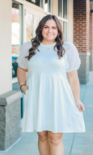 See You in White Babydoll Dress