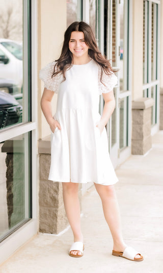 See You in White Babydoll Dress
