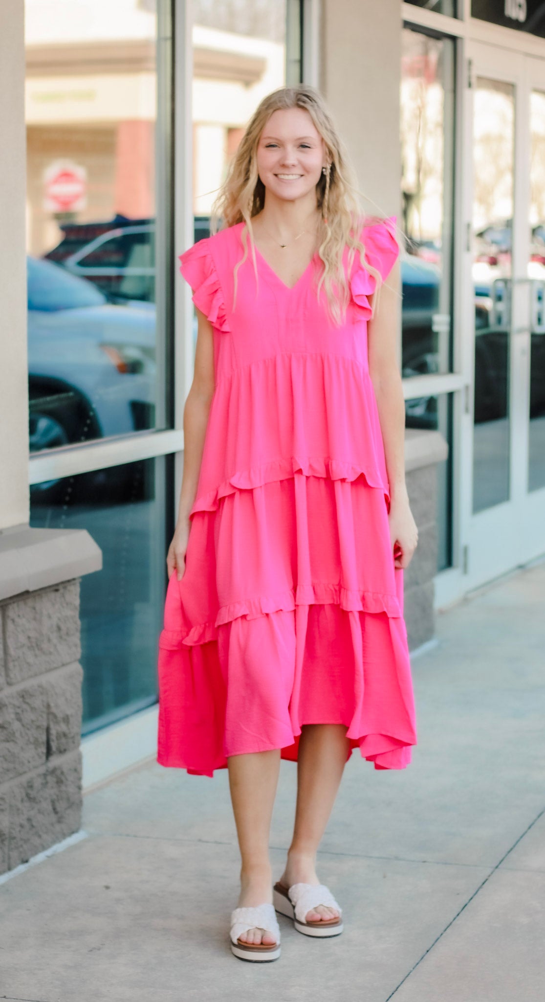 All My Love Dress in Hot Pink – Allure Clothing Boutique