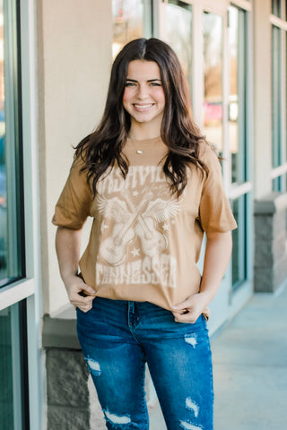 Golden Nashville Graphic Tee