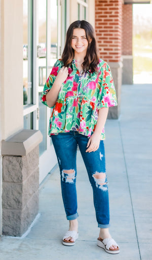 Resort is Calling Floral Blouse