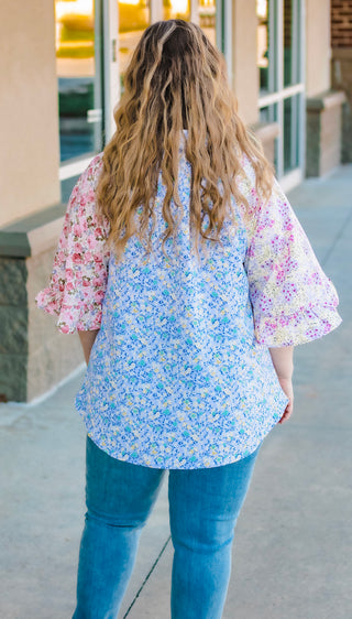 Keeping Me Busy Floral Blouse