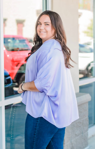 Living in Lavender Blouse