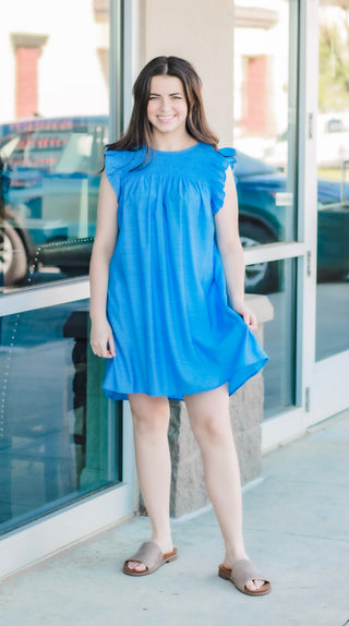 Forever Kind of Thing Dress in Crystal Blue