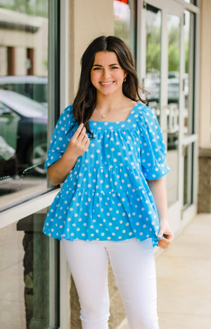 Dotted in Happiness Blouse
