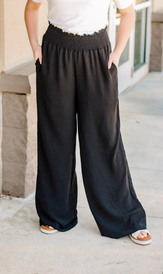 Cute in Comfort Pants in Black