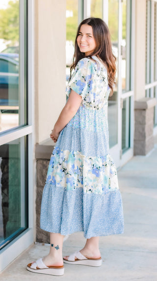 For the Occasion Floral Midi Dress