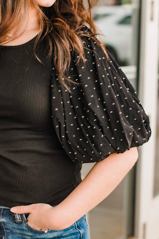 It's the Occasion Puff Sleeve Top