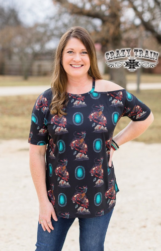 Concho Cowboy Top