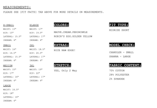 Strawberry Fields Shorts