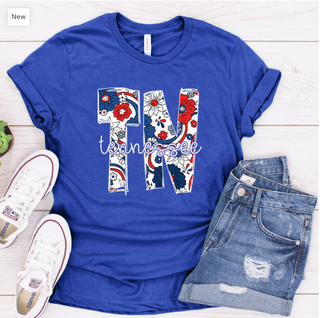 Tennessee Graphic Tee in Blue