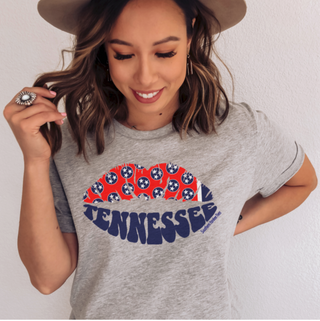 Distressed Lips Tennessee Graphic Tee