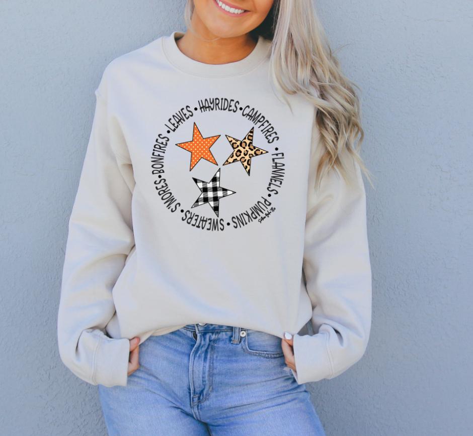 Fall Tristar Sweatshirt - Allure Clothing Boutique