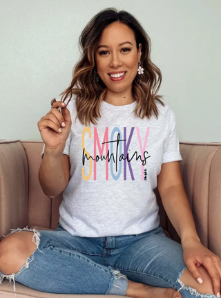 Smoky Mountain Rainbow Tee