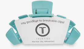 Teleties Large Claw Clip- Baby Blue