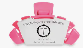 Teleties Large Claw Clip- Pink
