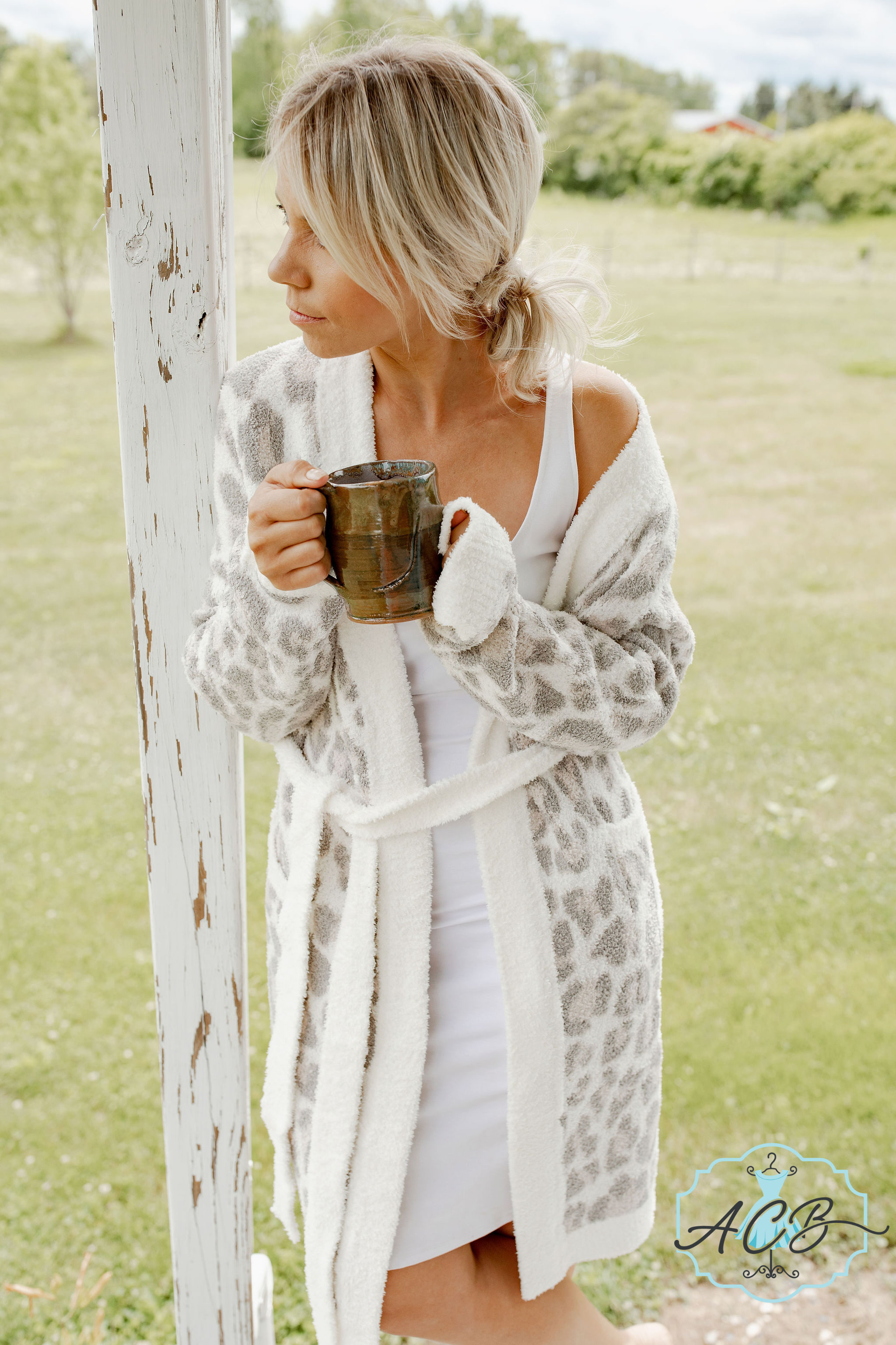 The Luxe Jacquard Robe - Allure Clothing Boutique