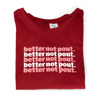 Hello Mello- Better Not Pout LS Top