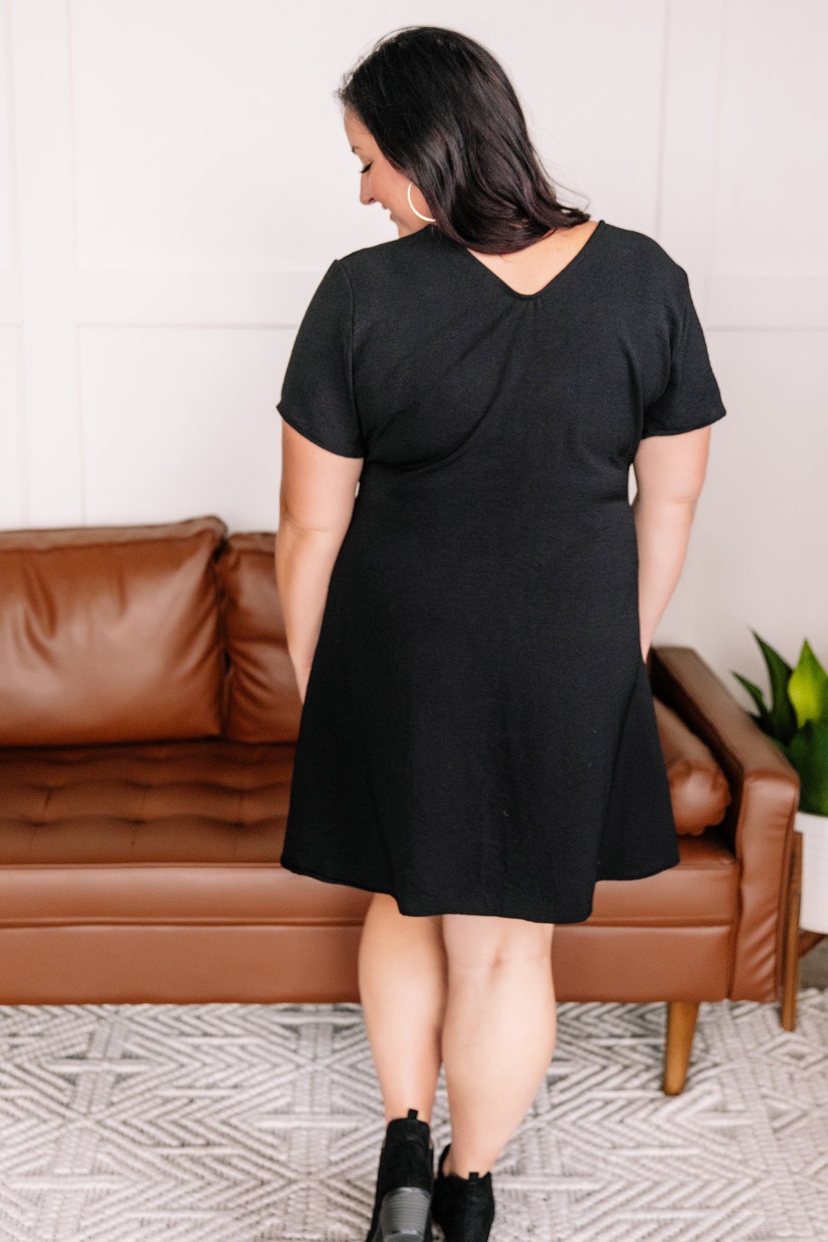 It's A tie Dress In Black