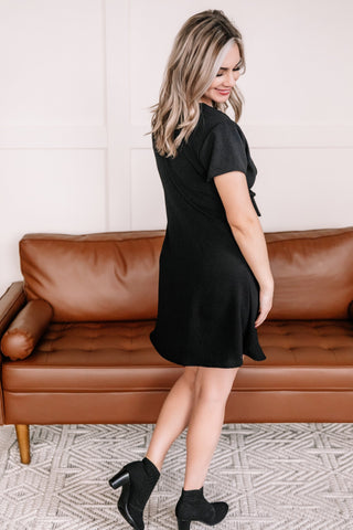 It's A tie Dress In Black