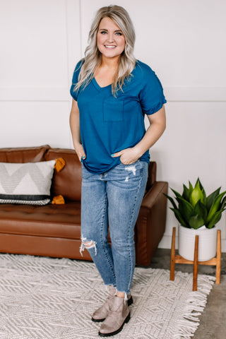 Pocketful Of Basics In Teal