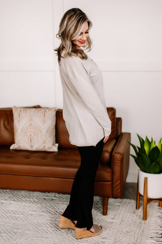 Doing What We Love Top In Latte