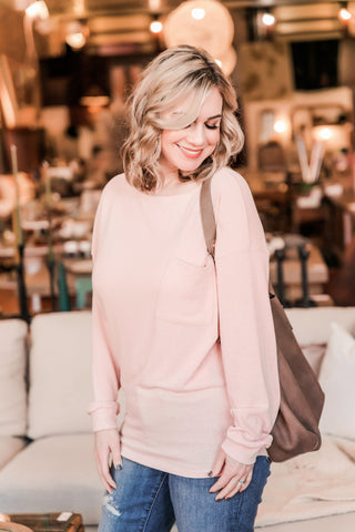 Pretty In Pink Long Sleeved top