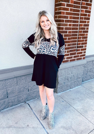 Black & Leopard Lady