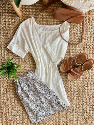 Don't Rock The Boat Top In White