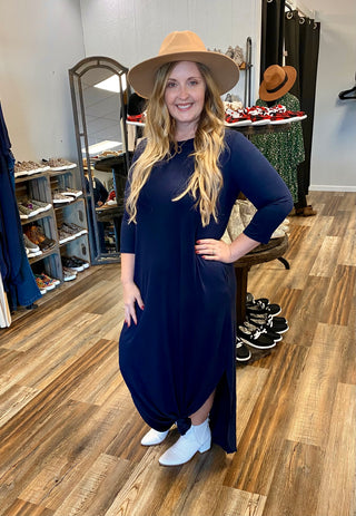 Navy Blue Maxi