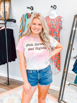 Pick flowers not fights